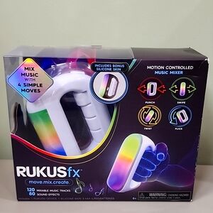 RUKUS Just Play RUKUSfx Motion-Controlled Music Mixer, Lights and Sounds Music,